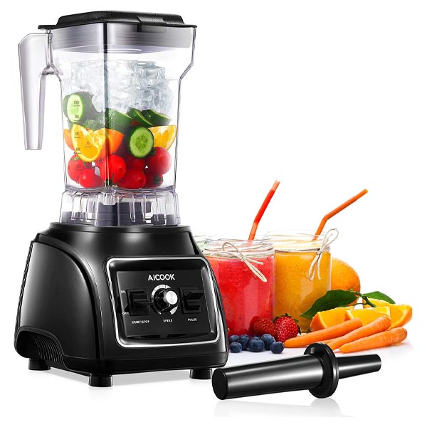  Blender Smoothie Maker, COOCHEER 1800W Blender for Shakes and  Smoothies with High-Speed Professional Stainless Countertop, Variable  speeds Control, 6 Sharp Blade, 2L BPA Free Tritan Container